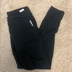 Black Reebok full length running lengths